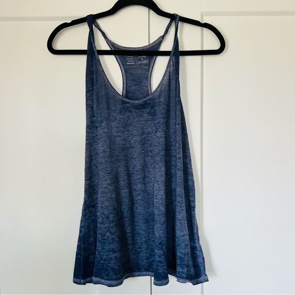Saturday Sunday by Anthropologie Blue Twist Strap Tank Top Size Small - Picture 2 of 5